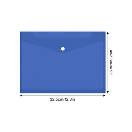 Pack of 8 A4 Document Folders, Document Folder, Transparent Pocket, Document Folder A4 for Filing, Document Folders, Corner Folder A4 for Document Organising