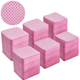 Bcowos Pink Lint Free Nail Wipes- 540PCS Super Absorbent Nail Polish Remover Pads- Disposable Lint Free Wipes for Nail Polish Removal, lash Extensions Application, Nail Care