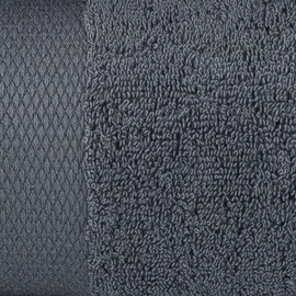 Sue Rossi 100% Egyptian Combed Cotton Bath Towels, Very Soft, Plush, fluffy & Absorbent, Quick Dry 600gsm Thick Bathroom, Shower or Guest Room, 70cm x 125cm. (Dark Grey, Cotton)