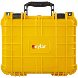 Eylar Protective Hard Case Water & Shock Proof w/Foam TSA Approved 13.37 inch 11.62 inch 6 inch Yellow