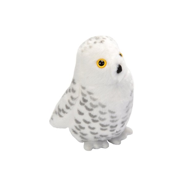 Wild Republic Audubon Birds Snowy Owl with Authentic Bird Sound, Stuffed Animal, Bird Toys for Kids & Birders