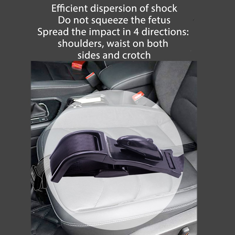 Pregnancy Seat Belt Adjuster Professional Safe Flexible Maternity Bump Strap