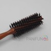 No. 2 Wood Round Brush for Professional Hair Styling & Bangs Salon Round Brush 2ea