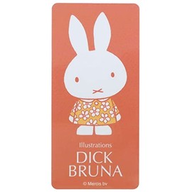 Miffy [Die Cut Sticker] Character Sticker/Pastel Flower Dick Bruna
