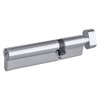 Asec Nickel Plated 120mm 6-Pin Euro Double Key & Turn
