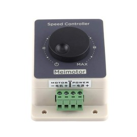 DC 10-60V 20A Motor Speed Control, PWM Regulator, Speed Controller, Continuous Rotary Switch, Waterproof Shell Speed Controller