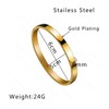 Gold Bangles Bracelet for Women 18K Gold Plated Stainless Steel