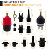 XSPANDER Updated Portable Inflatable Pump Adaptor Nozzles Kit, Inflation Tools