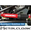 Rocksport RED Steering Stabilizer Kit by MetalCloak, For JK Wrangler,