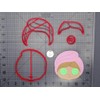 Spa Girl Head 266-E899 Cookie Cutter Set