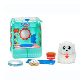 Little Tikes Rescue Tales Groom 'n Go Pet Backpack with Soft Plush Pomeranian Stuffed Animal Toy, Grooming Salon Playset, 9+ Accessories-Gifts for Kids, Toys for Girls & Boys Ages 3 4 5