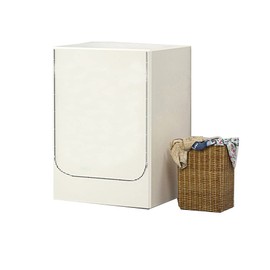 Odot Washing Machine Cover, Dustproof, Waterproof Sun Protection for Front-Loading Washing Machine, Dustproof Cover, Tumble Washer, Dryer Protection (Light Beige, L)