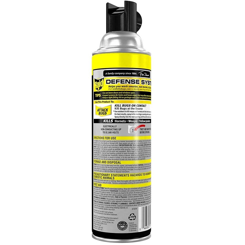 Raid Wasp and Hornet Killer, 17.5 Oz (Pack of 4)