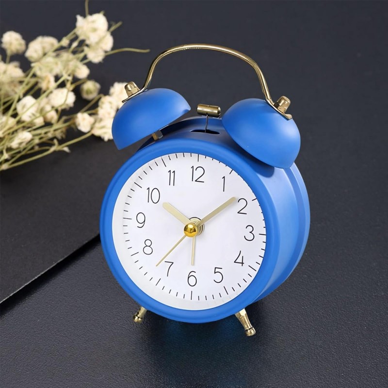 YYDS 大音量 うるさい 爆音 目覚まし時計 アナログ 置き時計 おしゃれ 振動 目覚まし