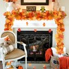 Autumn Maple Leaf Garland - 1 Pack 5.8 Ft Maple
