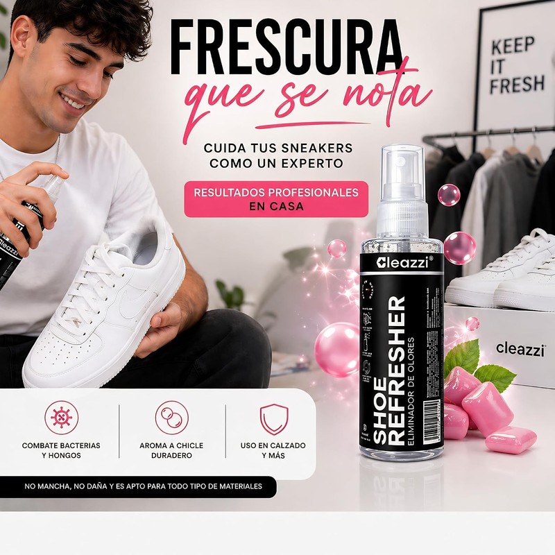 Desodorante para Zapatos 118ml Elimina y Neutraliza los Malos Olores