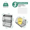 CHLORYARD 3-Tier Stackable Fruit Basket Kitchen Potato Onion Storage with