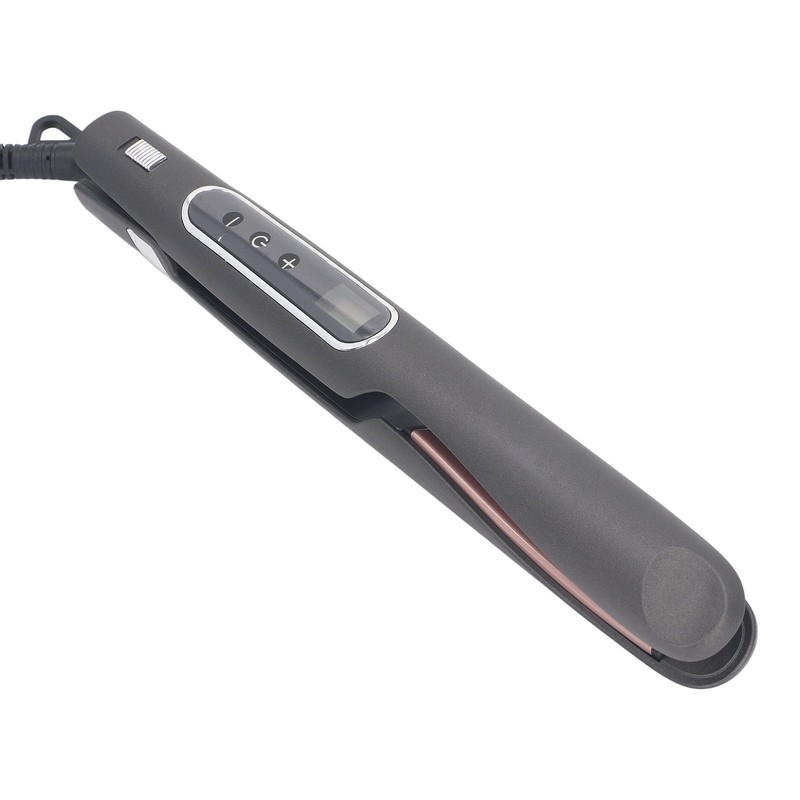 2 in 1 Hair Straightener Curler Twisted PTC Heating LCD