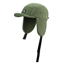 Clakllie Men's Winter Aviator Hat Trapper Hat Windproof Warm Winter Hat with Ear Flaps Men Baseball Cap Bomber Hat Russian Hat Pilot Hat Earmuffs for Snowboarding Skating Cycling, APL2-Green