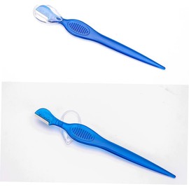 12piezas Recortador De Cejas Cuchillas De Afeitar De Acero Inoxidable Perfilador De Cejas Herramienta De Maquillaje De Para Uso Casa o Maquillaje Profesional Morado Unidades