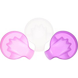 3 Piezas Cuenco para Remojar Uñas de Plástico para Herramienta Protección para Cama de Bronceado, Apoyo para Manos, Experiencia Spa Color Aleatorio
