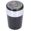Car Ashtray Smokeless Blue LED Ashtray Cup Holder with Double