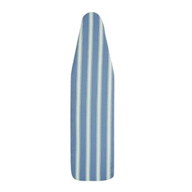 Ironing Board Cover and Pad (Blue Green Neo Stripe), 100% Cotton with Ultimate Double Padding by Seymour Home Products; Fits Full Size Board | Stain and Scorch Resistant; Elastic Edge
