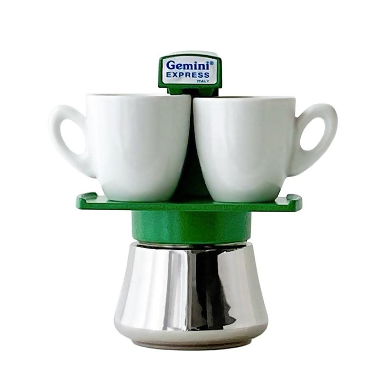 EPPICOTISPAI GEMINI EXPRESS Gemini Express Espresso Maker, 1-2 Cups, Induction,