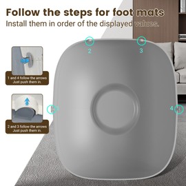 DuckSky Silicone Cat Litter Pad Replacement Part for 65L+9L Self Cleaning Litter Box, Leakproof Silicone Mat, Anti-Stick Accessory [Only Compatible with Orders Purchased After February 17, 2025]