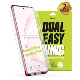 Ringke Dual Easy Wing (2 Pack) Screen Protector Compatible with Galaxy Note 10 Lite (2020)