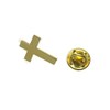 Kiola Designs Gold Toned Religious Cross Lapel Pin