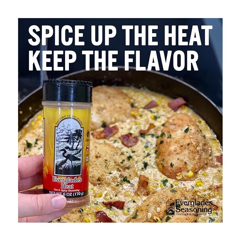 Everglades Seasoning Sampler Pack – 5 Flavors Cactus Dust, Heat,