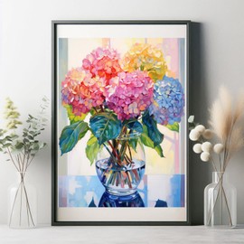 Calsoling - Kits de pintura de diamantes para adultos, kits de arte de diamantes para adultos, flores de pintura de diamantes 5D, bricolaje con taladro completo, pintura de diamantes, arte de gemas y