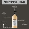 Kit Shampoo 1500ml + Balsamo 500ml Absolut Repair Loreal Para