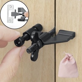 LockSafe Portable Double Lock for Hotel Entrance Doors Safety Latch