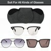 KINIVA Sunglasses Holder for Car Visor PU Leather Glasses Case