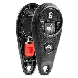 Key Fob Keyless Entry Remote Shell Case & Pad fits Subaru 2006-2007 B9 Tribeca / 2009-2010 Forester / 2007-2009 Impreza / 2005-2007 Legacy / 2006-2007 Outback