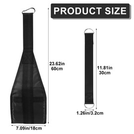 Hanging Ab Straps for Pull Up Bar, Abdominal Muscle Building Padded Arm Support Slings, Ab Sling Straps for Training Knee and Leg Raises, Ab Workout Equipment