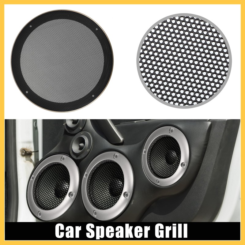 REPAIROCK 8 Inch Car Metal Audio Speaker Grill Cover Mesh