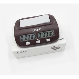 Digital Game Clock, Chess Clock, Compatible with Shogi, Go, Chess, Can be Used for Down and Up Timers, Japanese and English Display Instructions (English Display) Suitable for Professional Games and Alarm Function