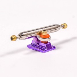 RACOFSB Fingerboard Trucks with Upgraded Urethane Bushings and Pivot Cup,34mm 32mm Width,Normal Kingpin (Purple, 34mm)