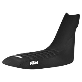 KTM 2000-05 400 640 LC4 E Six Days Supermoto Enduro Seat Cover BLK/BLK rib logo #326