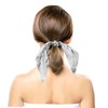 Baluue Glitter Hair Bows with Elastic Hair Ties for Women