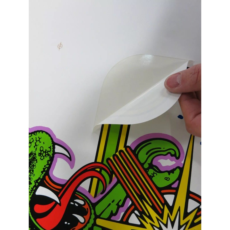 Atari CENTIPEDE CABARET MINI side art - printed using the