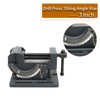 kimllier 3 Inch Cradle Style Drill Clamp Vice 0-90 Degree