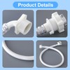 GDLPZM 6.6FT 2 meter wave wheel drum washing machine water