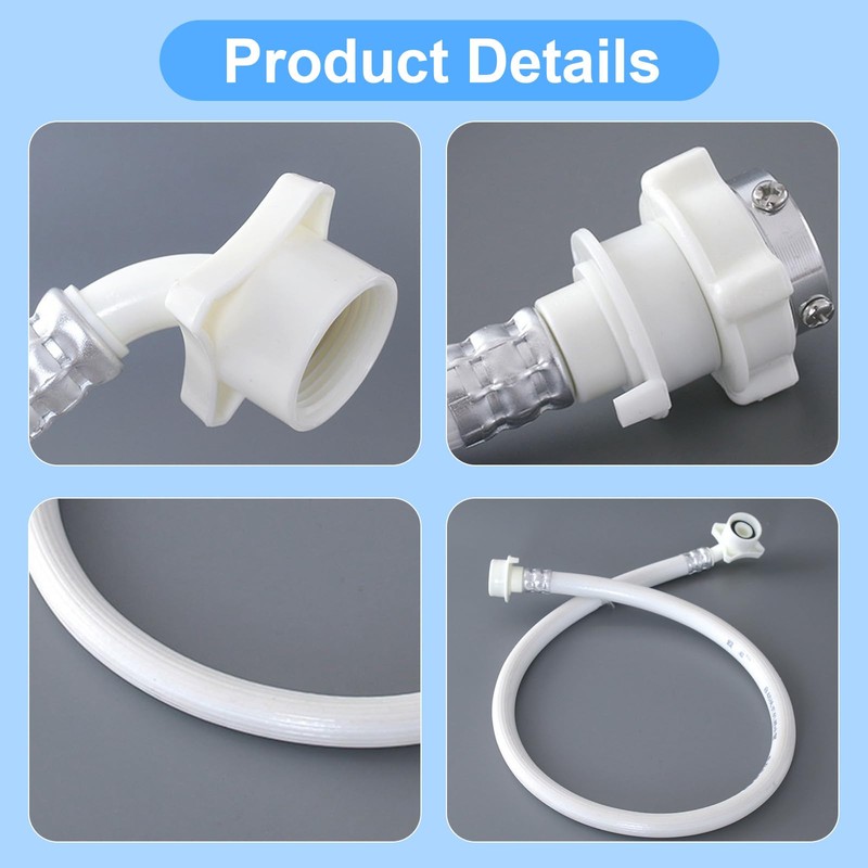 GDLPZM 6.6FT 2 meter wave wheel drum washing machine water