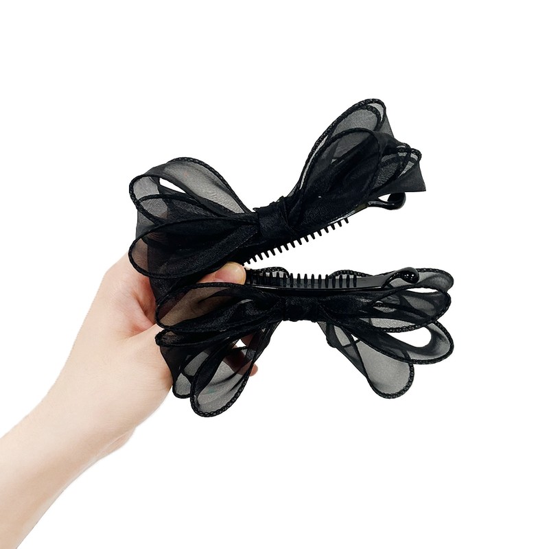 (3 types) Burnaby shirring ribbon banana pin 13cm / (3종)