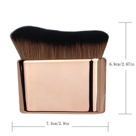 Rose Gold Self Tanning Brush, Self Tanner Brush Foundation Body Makeup Brushes Self Tan Brush for Face, Self-Tanners