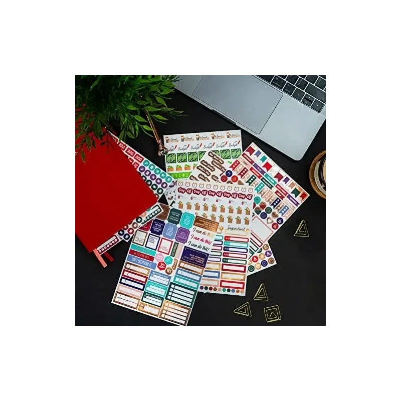 Clever Fox Planner Pegatinas Planificador Mensual Semanal Di